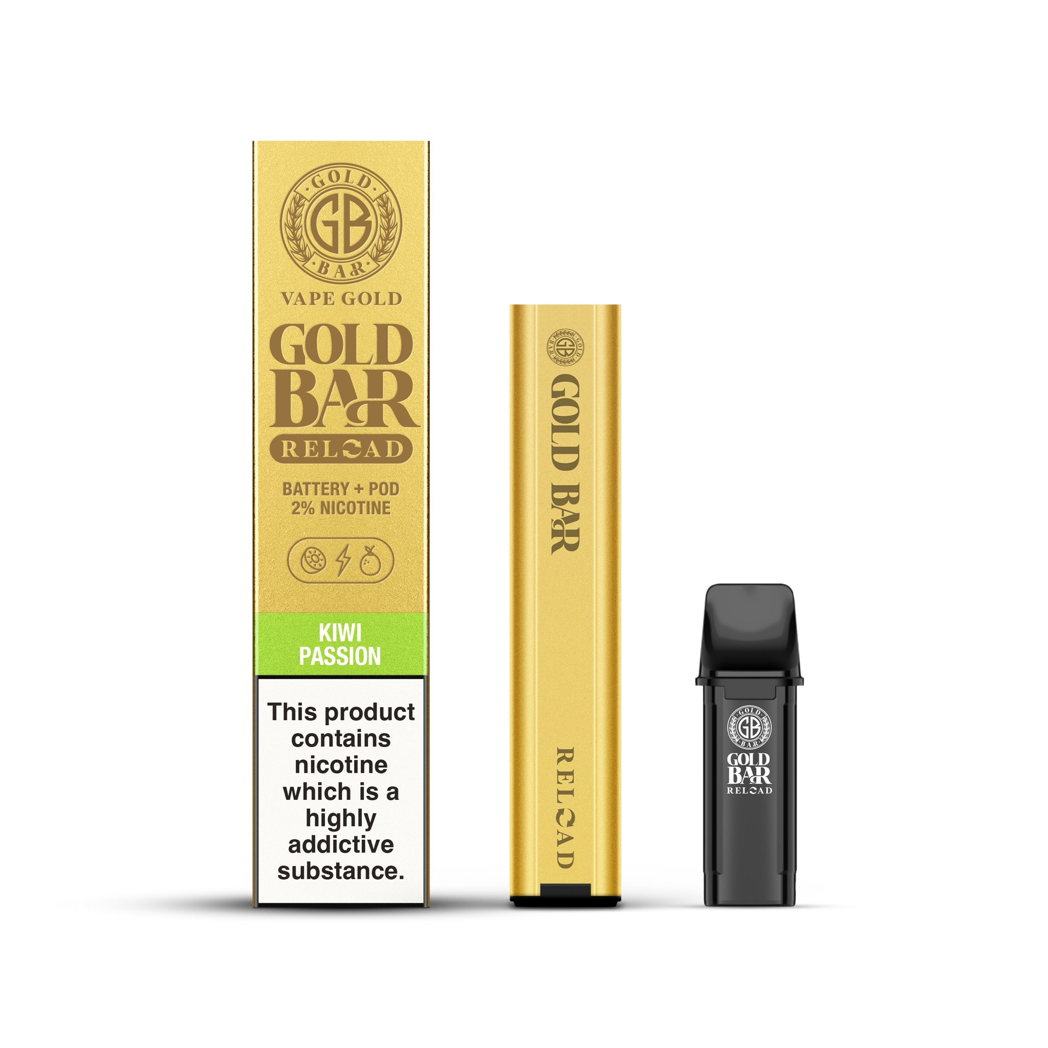 gold bar kiwi passion disposable vape Kiwi Passion