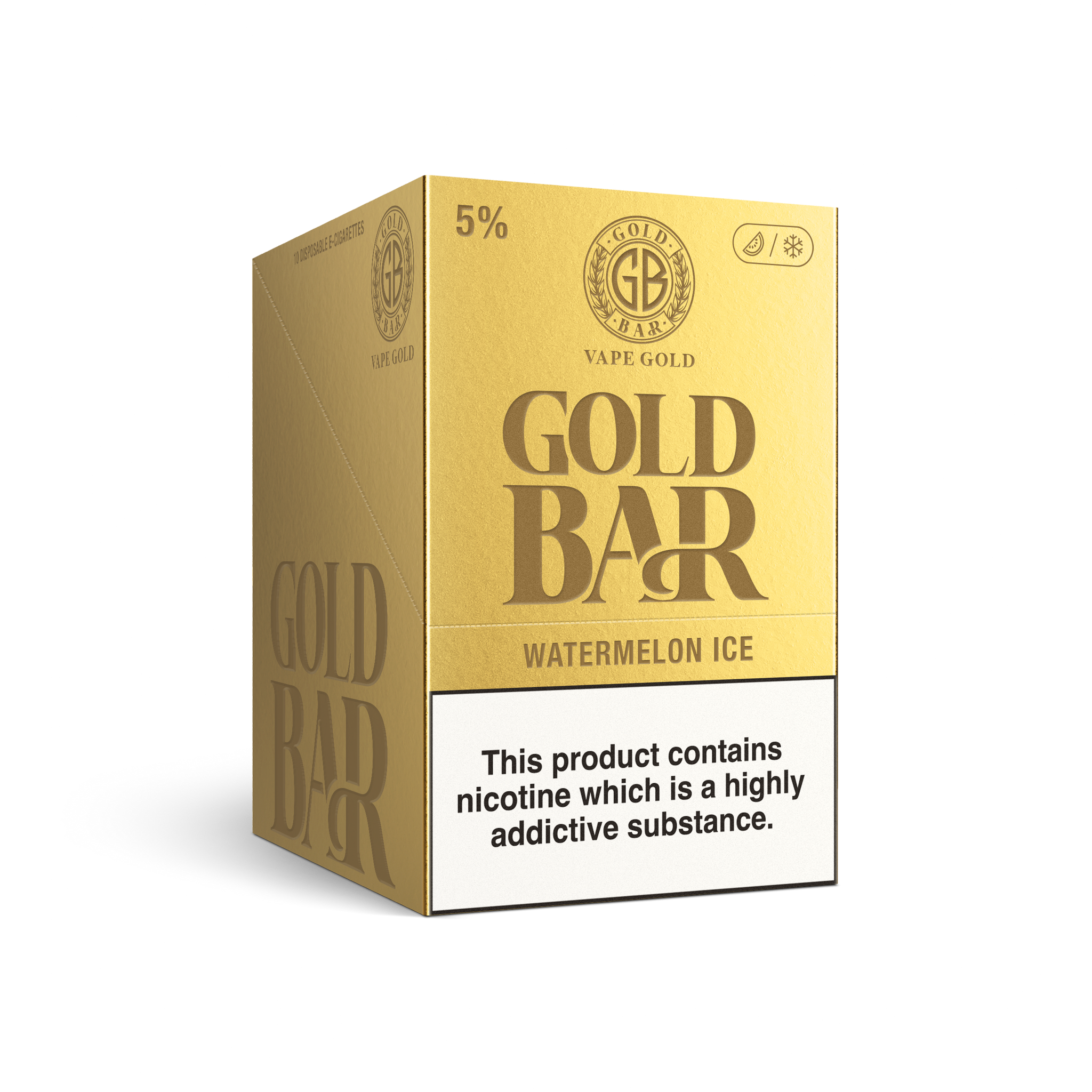 gold bar strawberry watermelon disposable vape Watermelon Ice